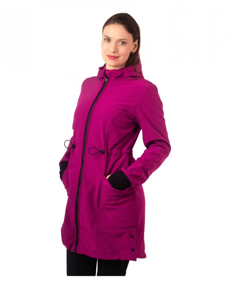 Giacca Softshell Andrea + inserto in tessuto, fucsia L do 165 cm - immagine 4