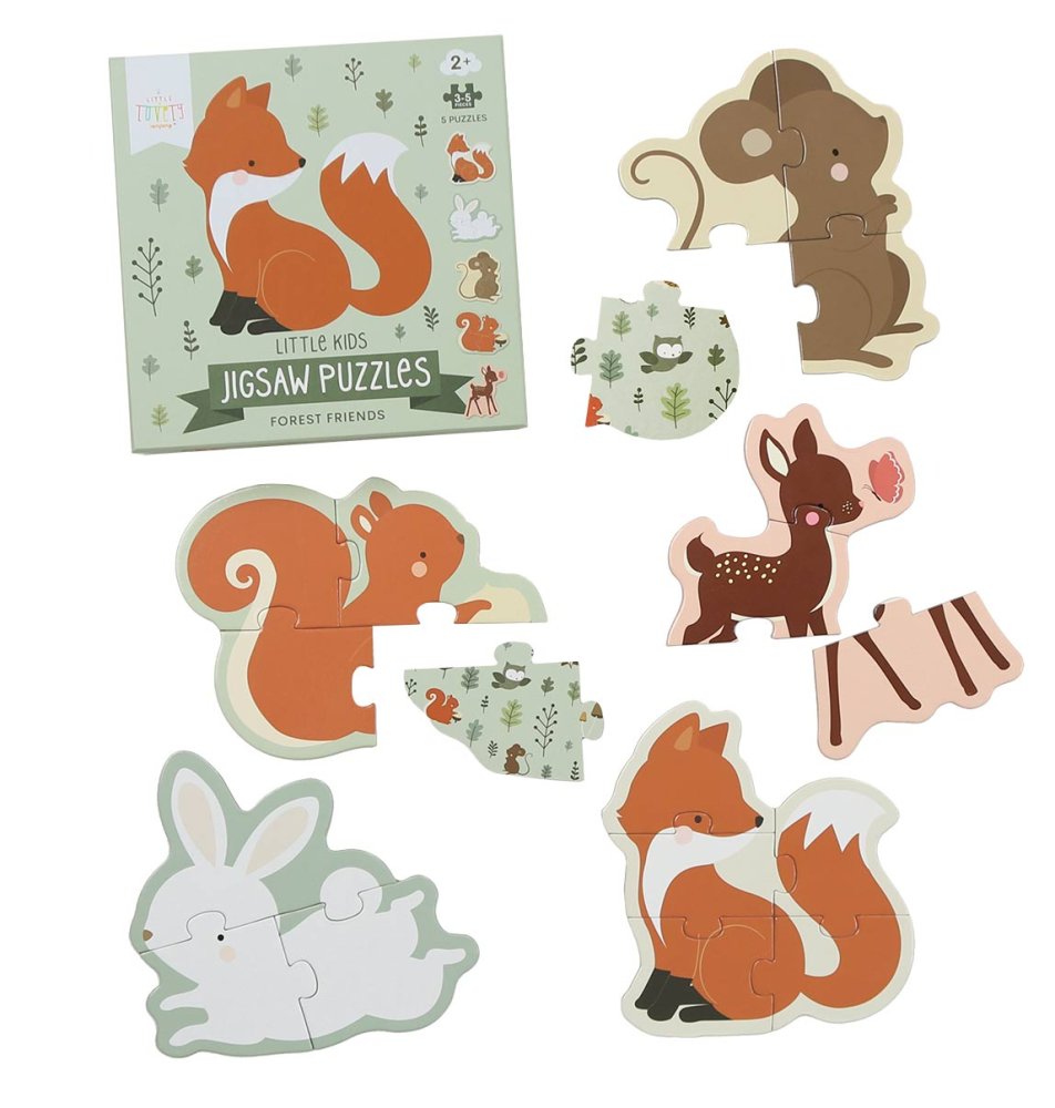 A Little Lovely Company - puzzle con animali del bosco - immagine 3