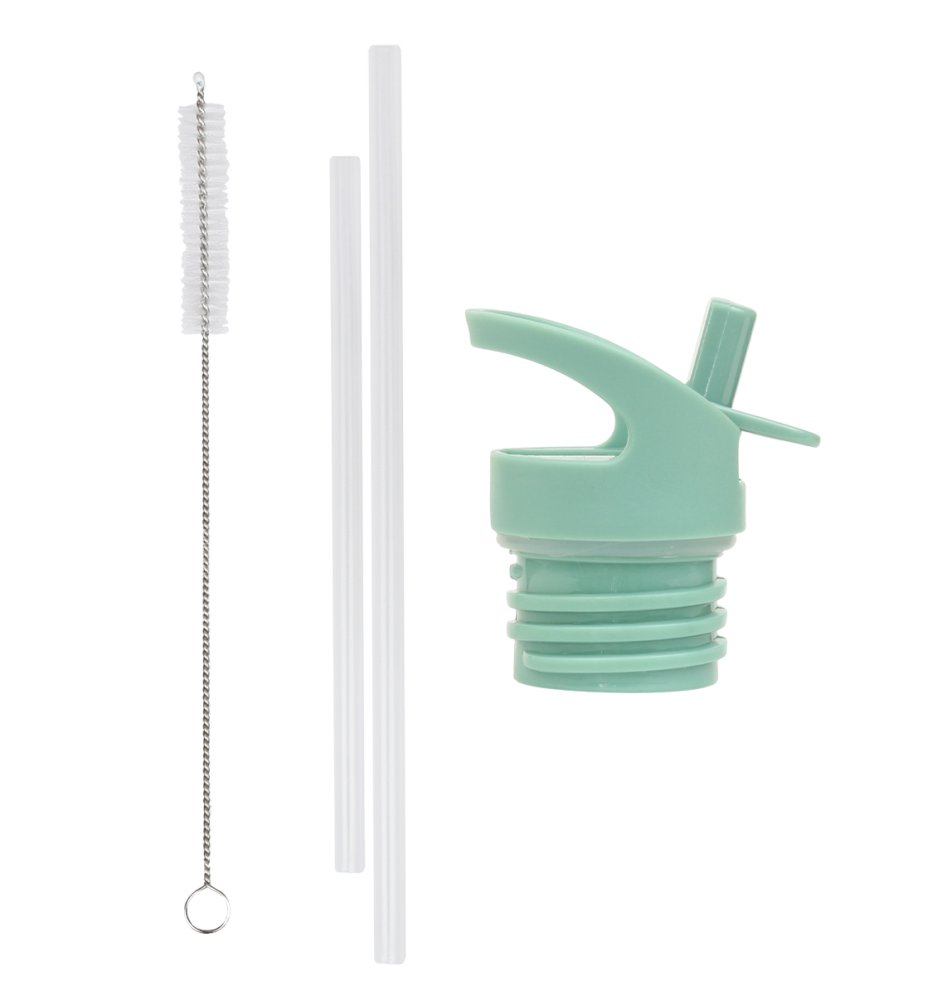 A Little Lovely Company - Bouchon, brosse et paille pour gourde en inox - joie