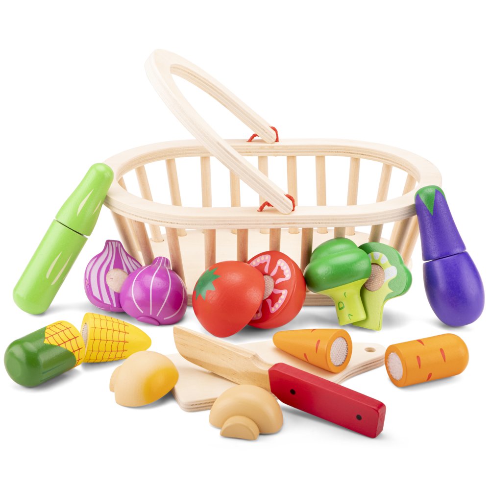 Set da taglio - cesto con verdure - immagine 5