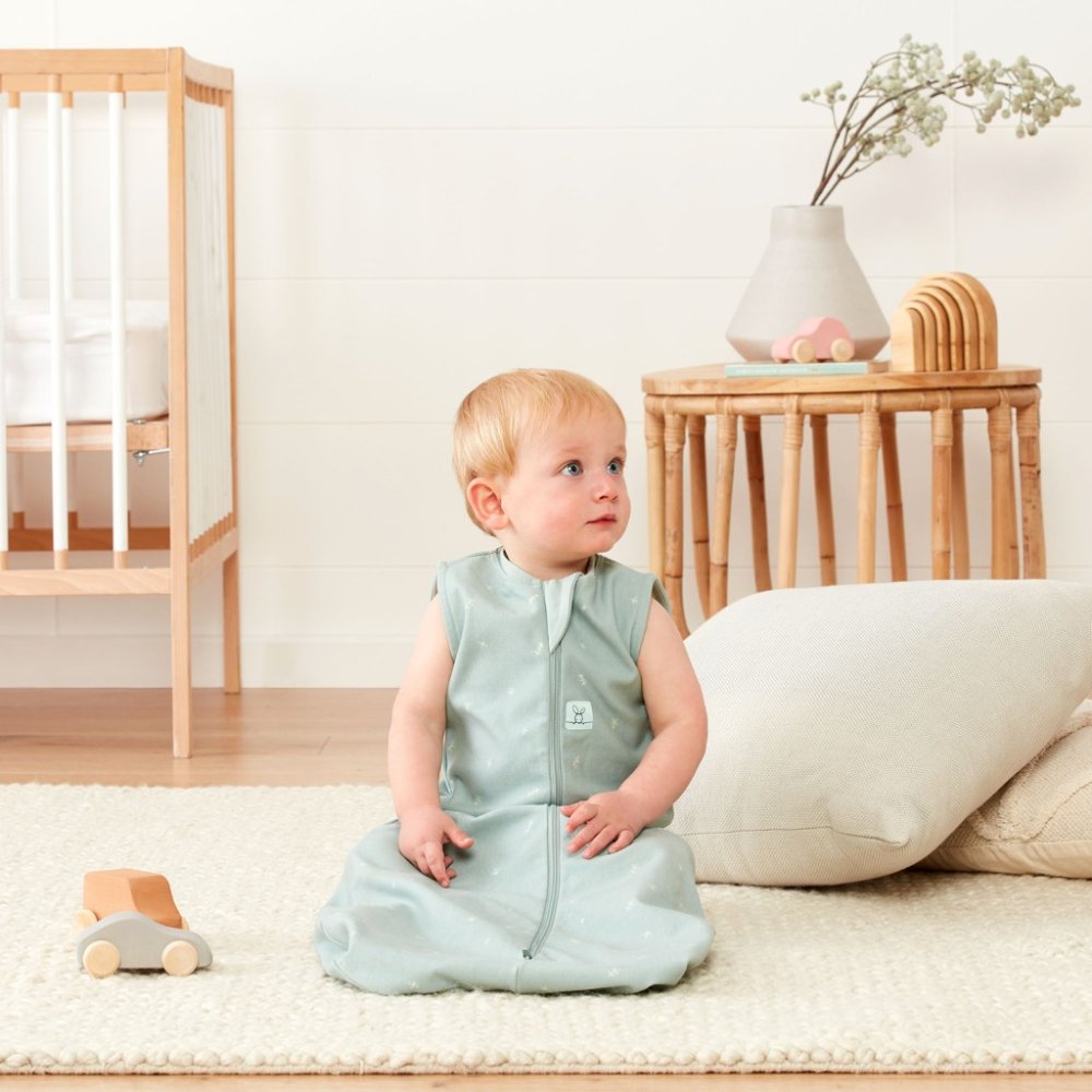 ERGOPOUCH Sac de couchage en coton biologique Jersey Sauge 8-24 m, 8-14 kg, 0,2 tog – Image 4