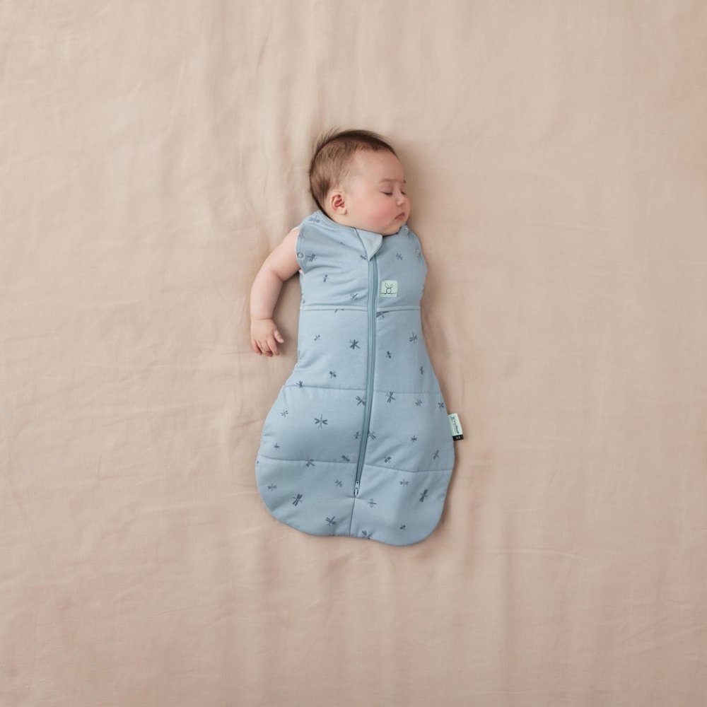 ERGOPOUCH Couverture d'emmaillotage et sac de couchage 2 en 1 Cocoon Dragonflies 6-12 m, 8-10 kg, 2,5 tog – Image 4