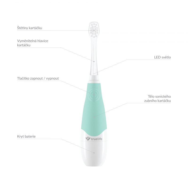 TRUELIFE Brosse à dents sonique pour enfants SonicBrush Baby G – Image 4
