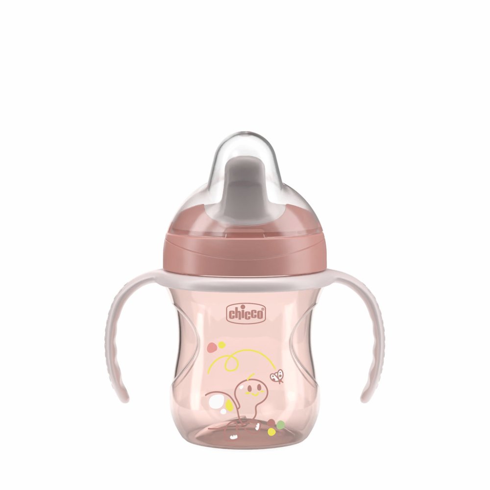 CHICCO Training Tasse mit Griffen pink, 6m+ – Bild 3
