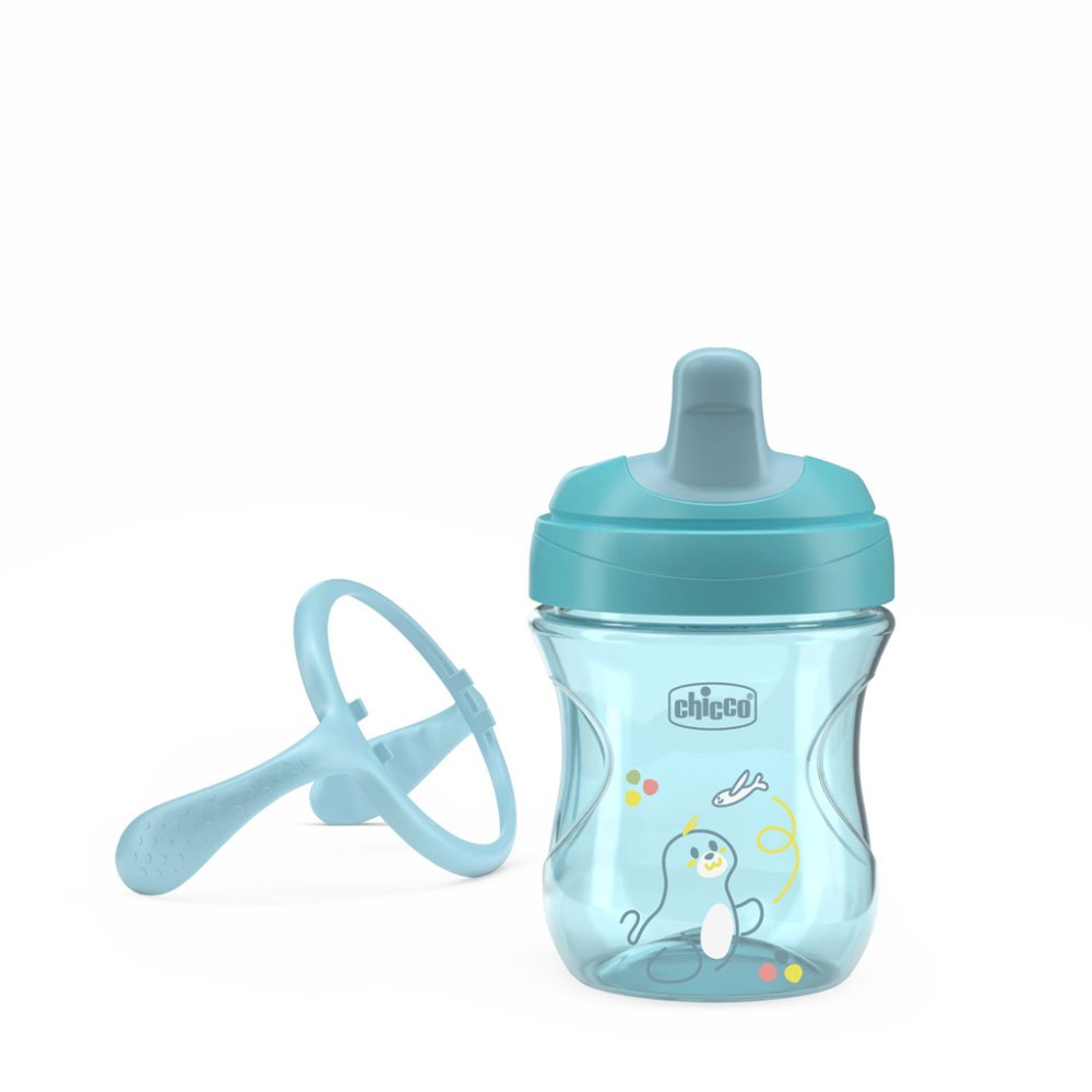 CHICCO Tazza Training con manici teal, 6m+ - immagine 4