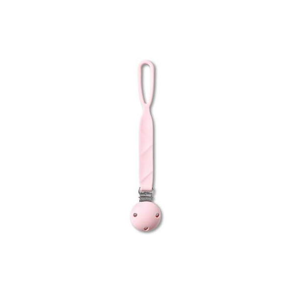 BABYONO Clip per ciuccio in silicone - rosa