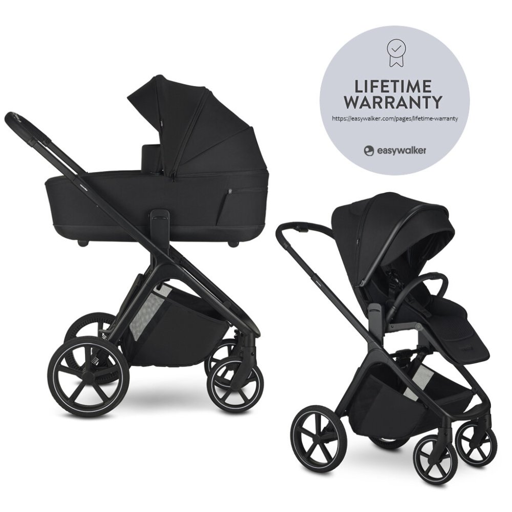 Poussette combinée EASYWALKER Zoey Pure Black
