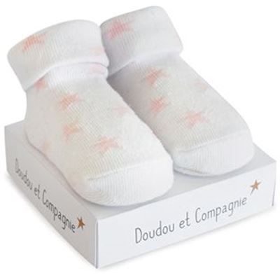 Doudou Geschenkset - Socken für Mädchen 0-6 Monate 1 Paar – Bild 4