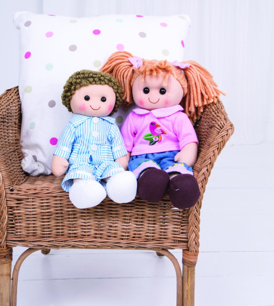 Bigjigs Toys Arthur textilbaba 34 cm - Image 7