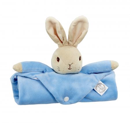 Couverture en peluche arc-en-ciel Lapin Pierre