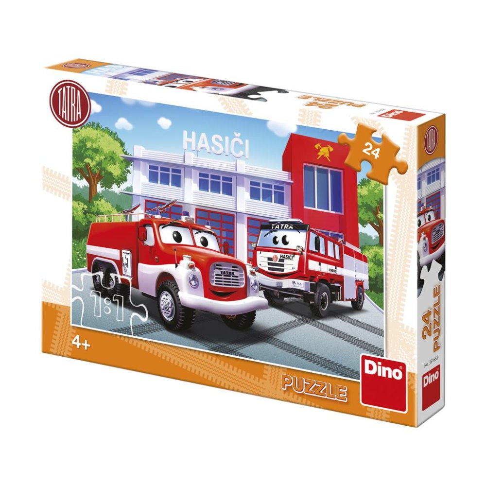Puzzle Dino Strażacy 24 elementy