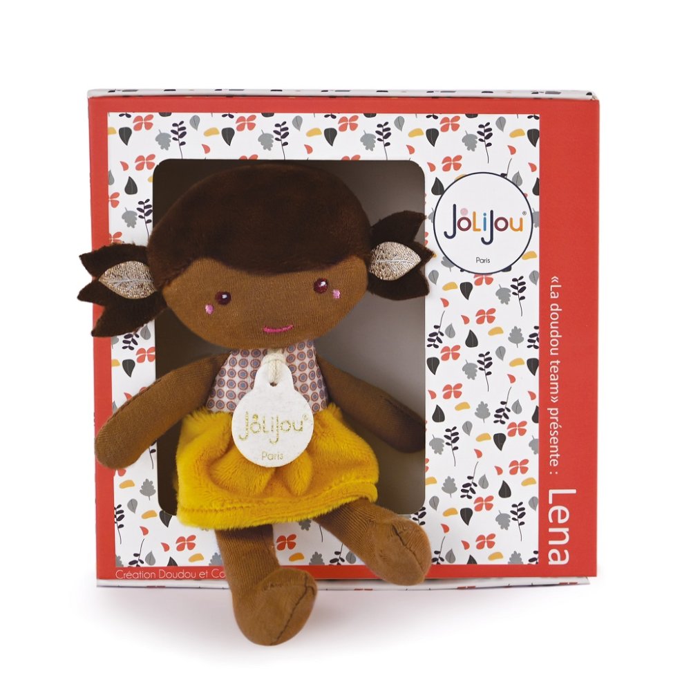 Doudou Jolijou Lalka Lena 16 cm żółta