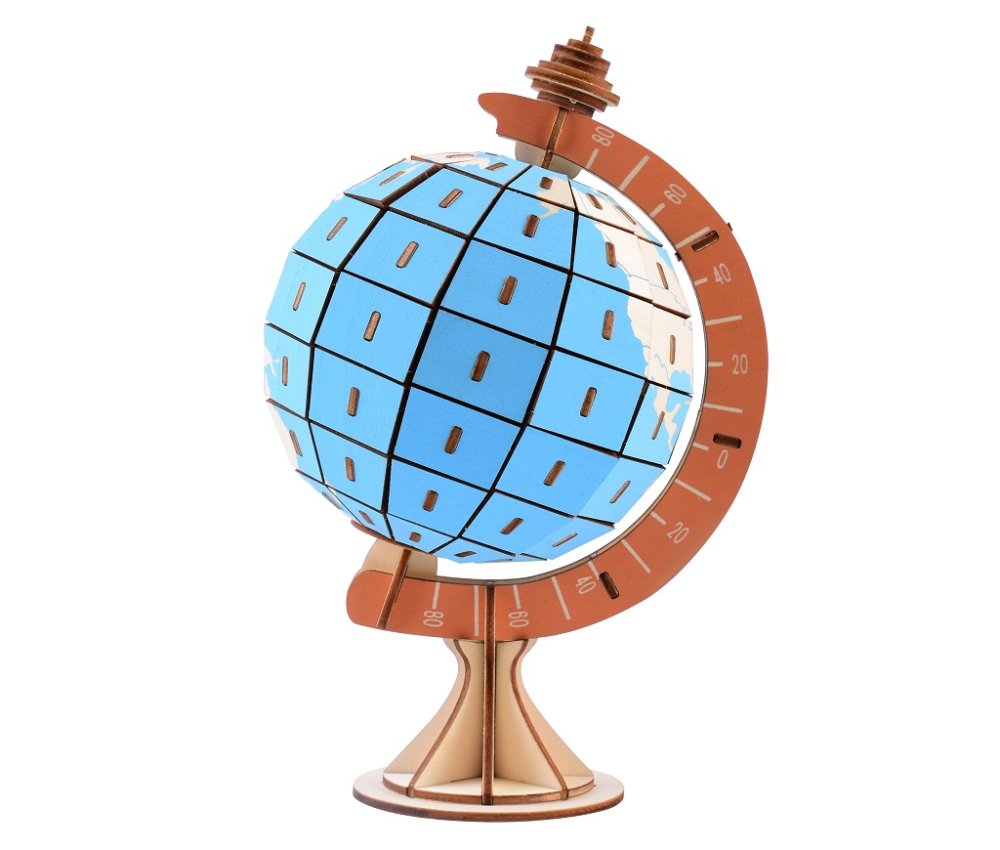 Woodcraft Puzzles 3D de Madera Globo