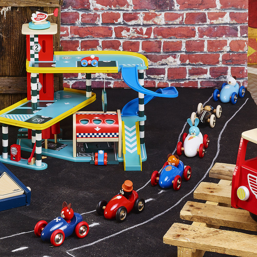 Vilac Samochód wyścigowy Pingwin René - obrazek 2