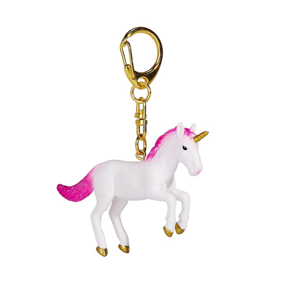 Mojo Porte-clés Licorne au galop rose néon – Image 5