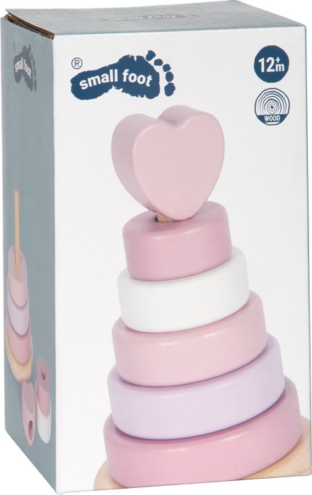 small foot Juego de Apilar Torre Rosa - Imagen 6