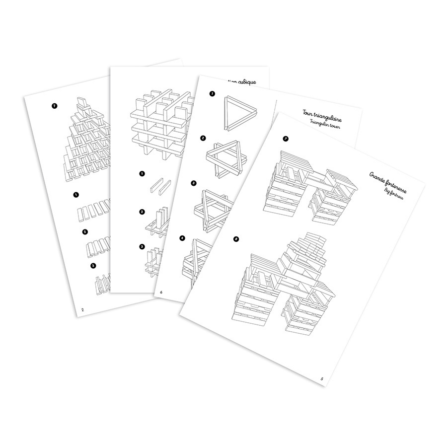 Vilac Juego de construcción Batibloc classic 200 - Imagen 3