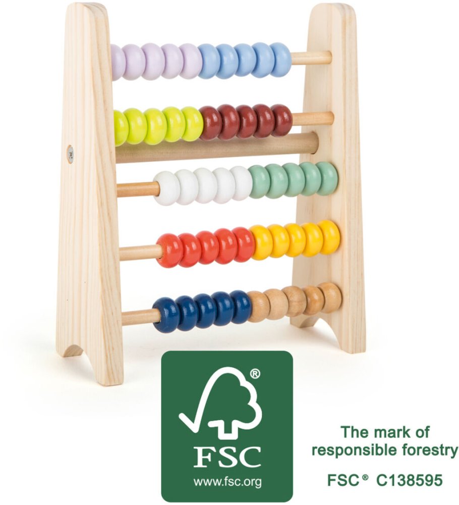 small foot Ábaco de madera Educate