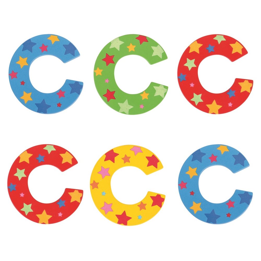 Bigjigs Toys Letterina a forma di stella C