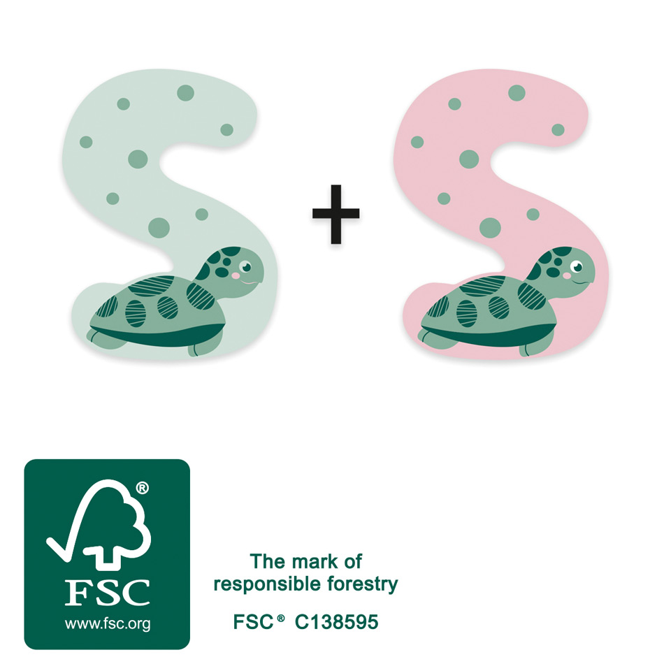 small foot Lettre en bois S