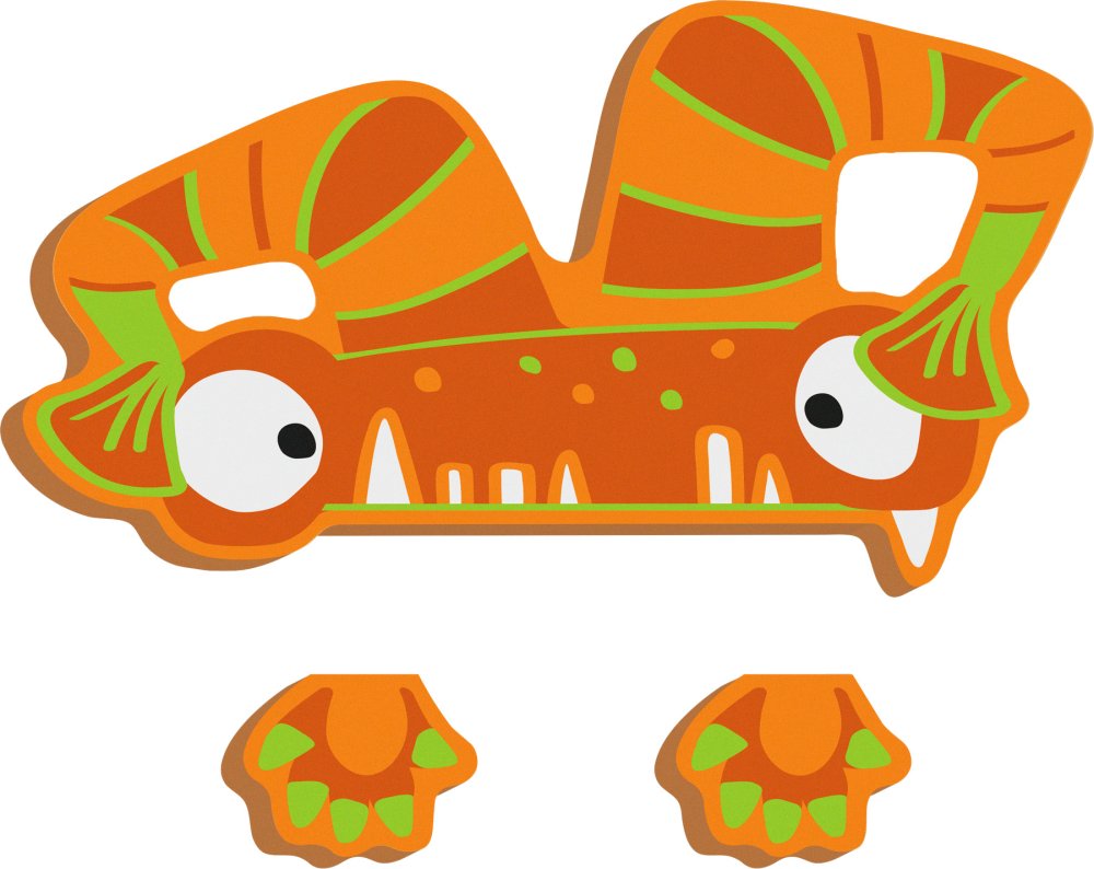 small foot ABC Mostriciattolo Woody