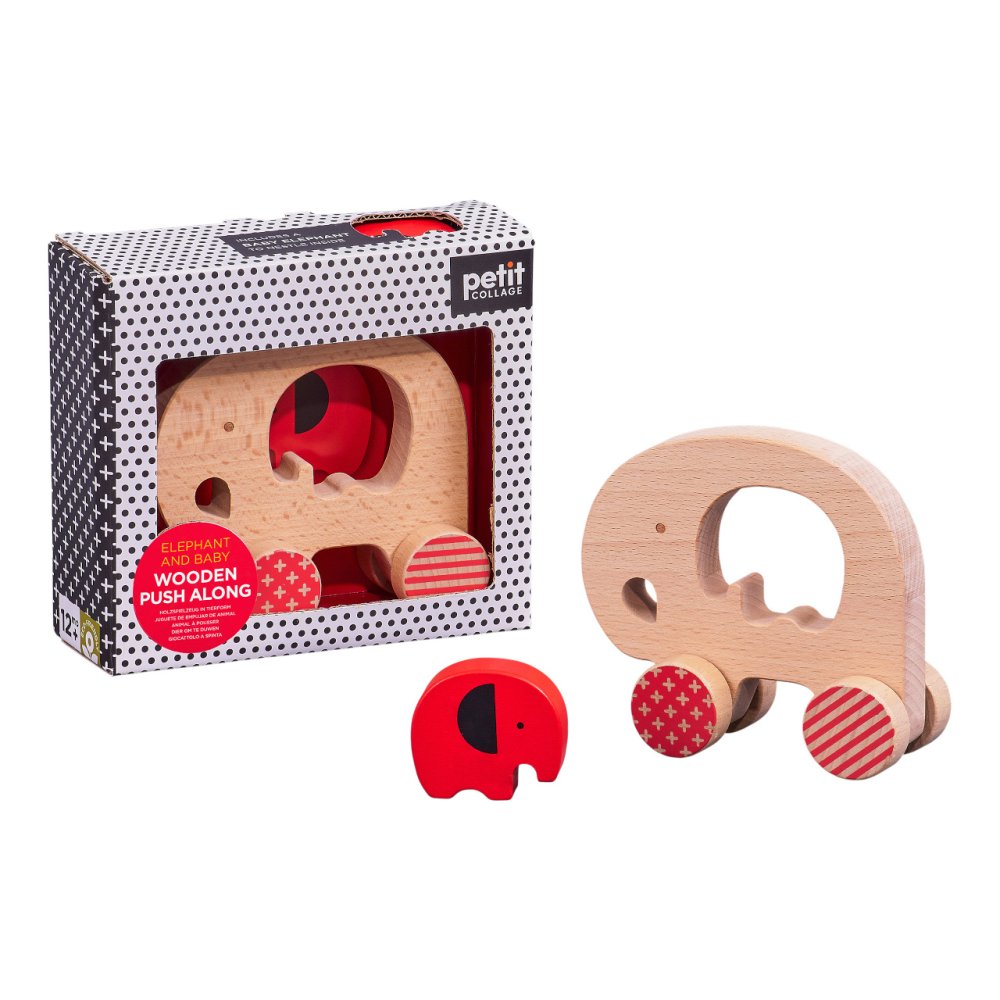 Petit Collage Slon a slůně na kolečkách (obrázek 8)