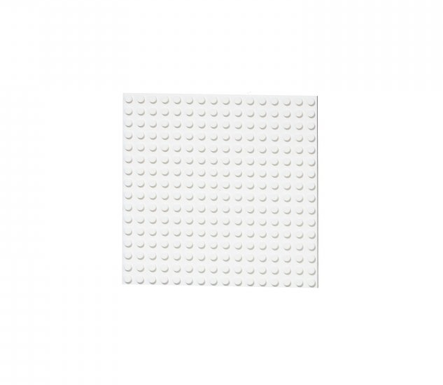 L-W Toys Plaque Double Face 16x16 Blanc