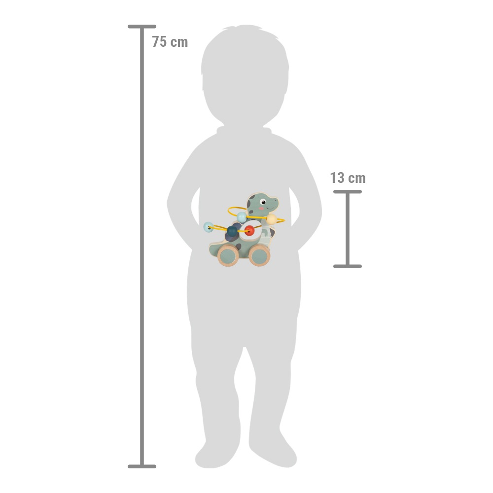 small foot Játékkocsi gyöngyös labirintussal Dino - Image 4