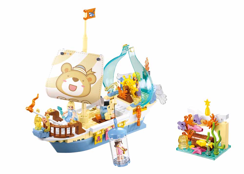 Sluban Girls Dream Búsqueda del Tesoro M38-B1173 Barco para Cazadores de Tesoros