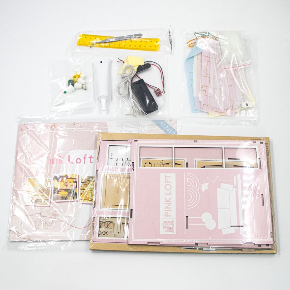 2Kids Toys Puzle 3D Sujetalibros Mezzanine Rosa - Imagen 3