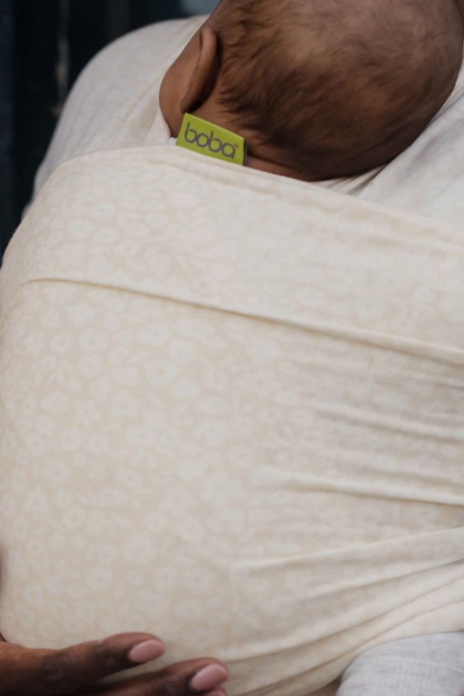 BOBA Babahordozó / kendő Serenity Wrap - Sand Oat Meadow - Image 4