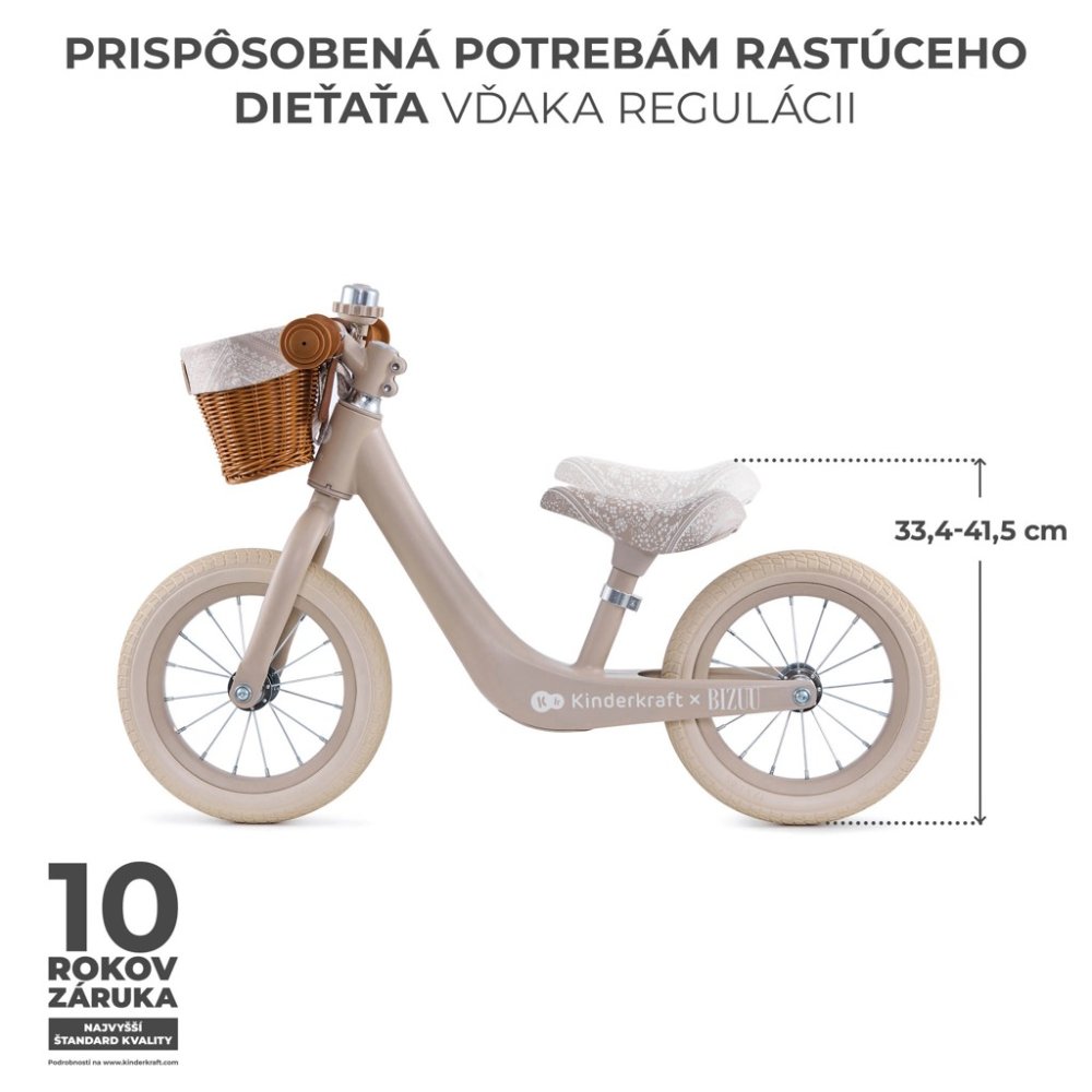 KINDERKRAFT Bicicletta senza pedali Rapid 2 Dune Whisper Bizuu - immagine 5