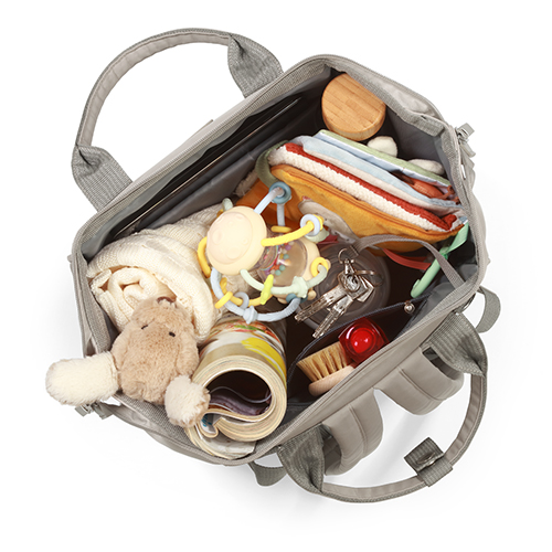 BABYONO Torba do przewijania / plecak Modern Style beige - obrazek 6