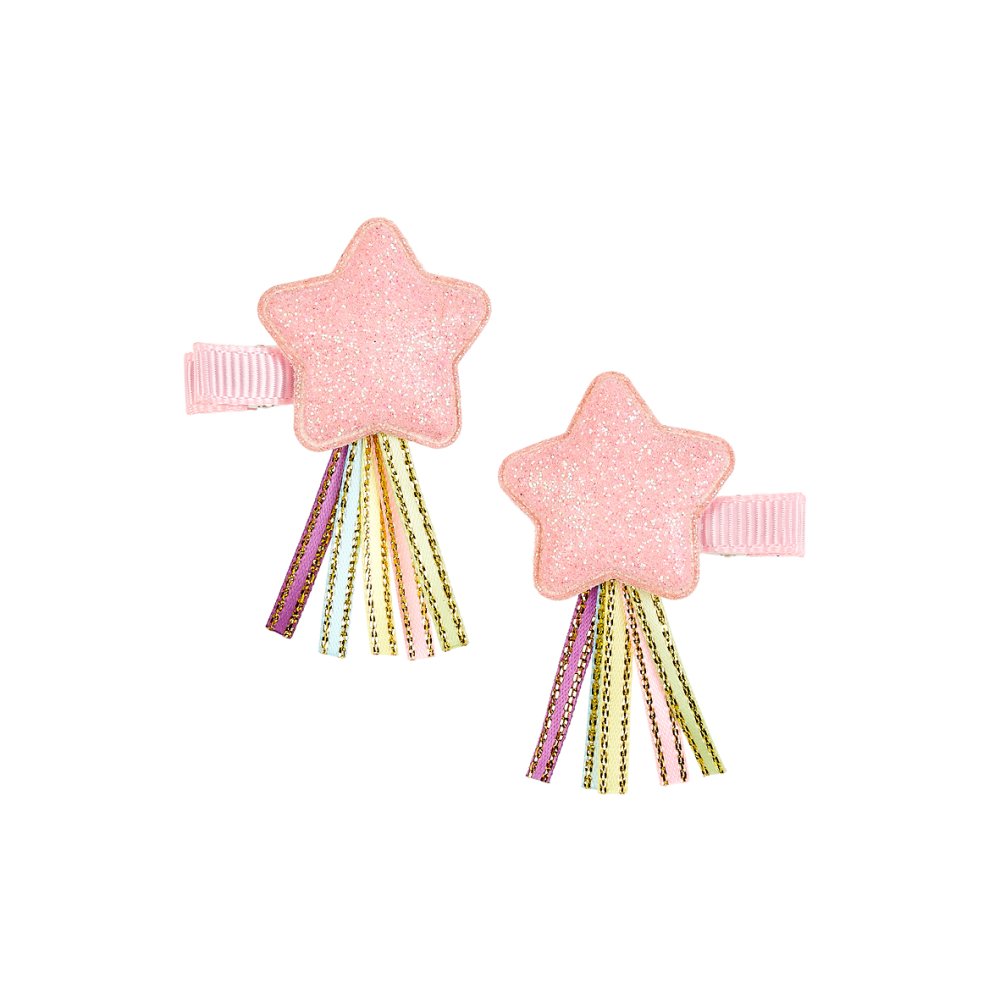 Souza! - Fermagli per capelli Audrey con stella rosa – 2 pz