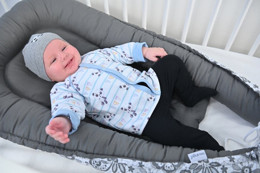 Veste doublée Outlast® - panda/violet clair 62-68 – Image 3