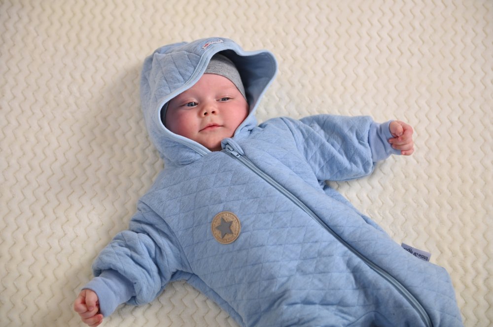 Mono con ribete forrado Outlast® - mélange azul claro 74 - Imagen 6