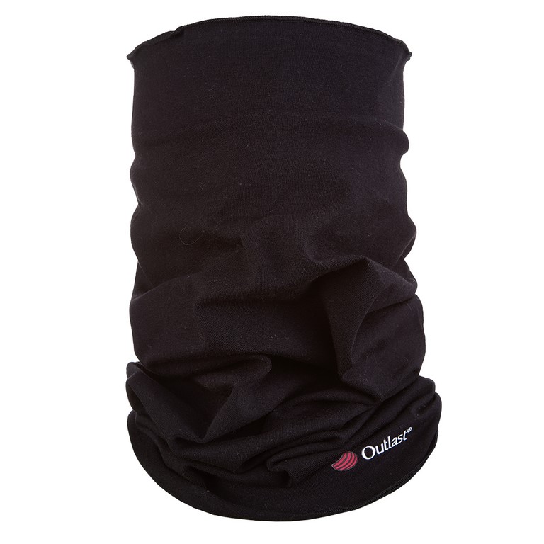 Set cuello multifuncional fino Outlast® - azul claro/negro UNI - Imagen 3