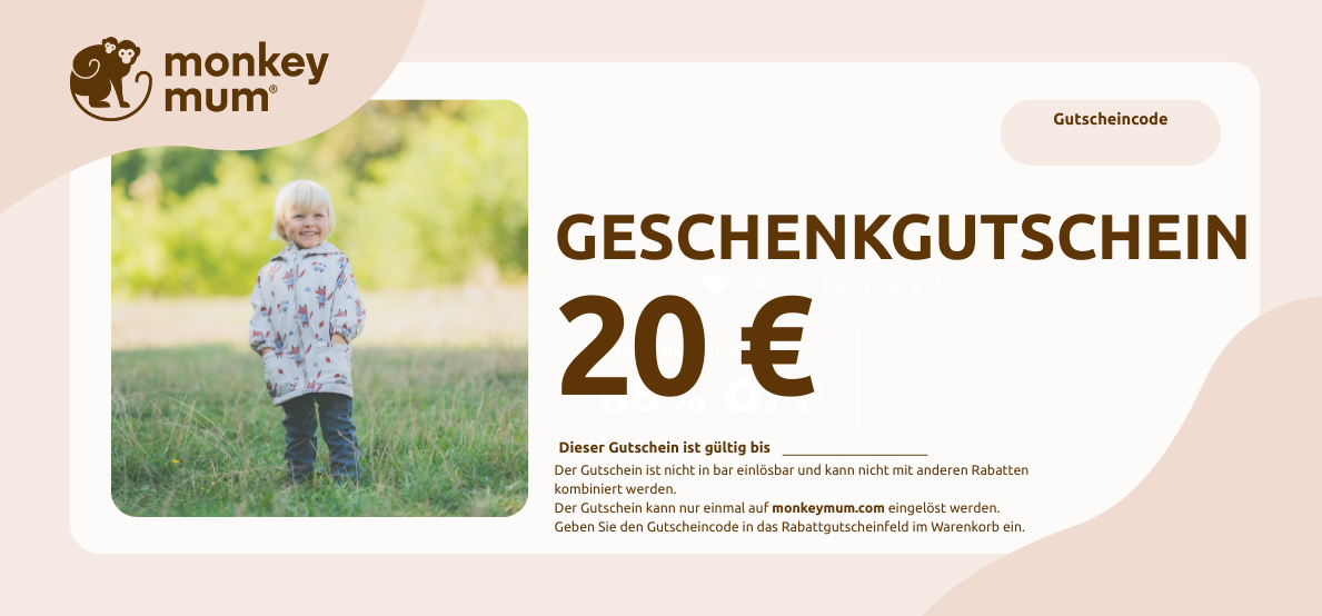 Geschenkgutschein im Wert von 20 EUR Klassiker