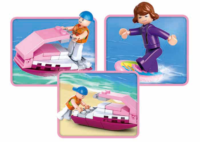 Sluban Girls Dream Holidays M38-B0603 Obchod pro vodní sporty (obrázek 4)