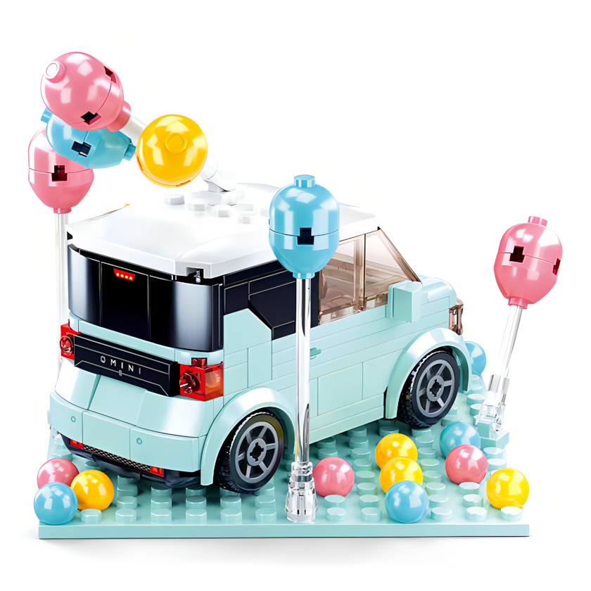 Sluban Girls Dream Mini Handcraft M38-B1087 Qmini zelené autíčko (obrázek 2)