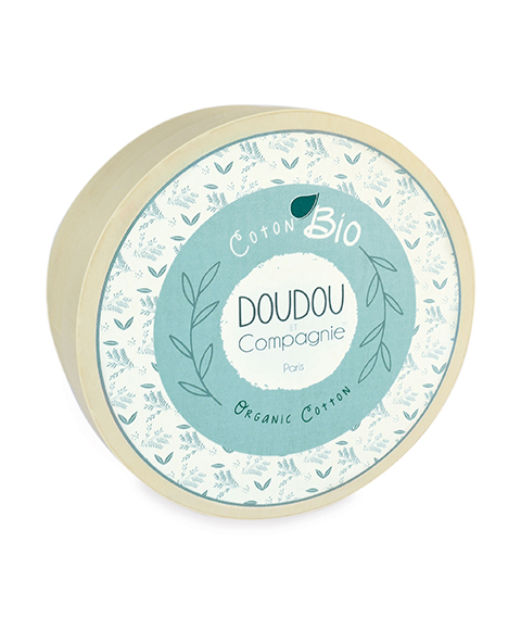 Doudou Dárková sada - Plyšový králiček s růžovou dečkou z BIO bavlny 15 cm (obrázek 7)