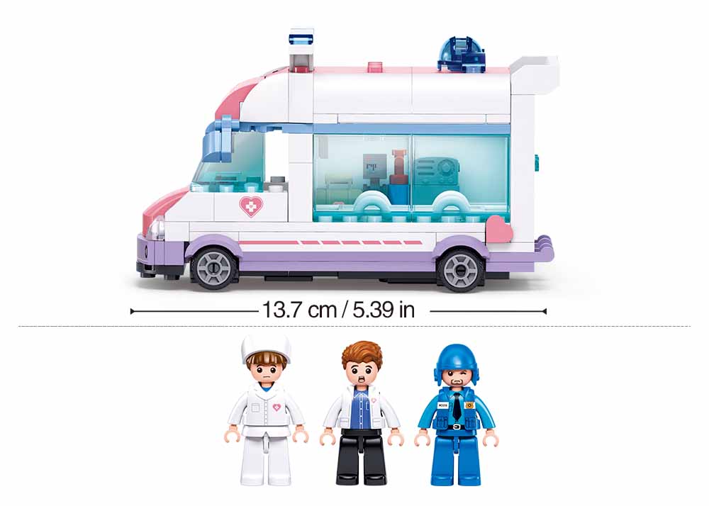 Sluban Metropolis M38-B1213 Pojízdná záchranná služba první pomoci (obrázek 5)