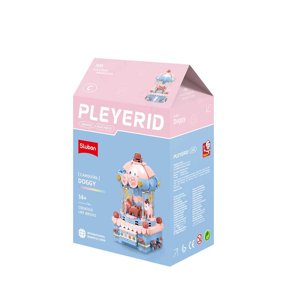 Sluban Pleyerid M38-P8027 Kolotoč se zvířátkem C Pes (obrázek 2)