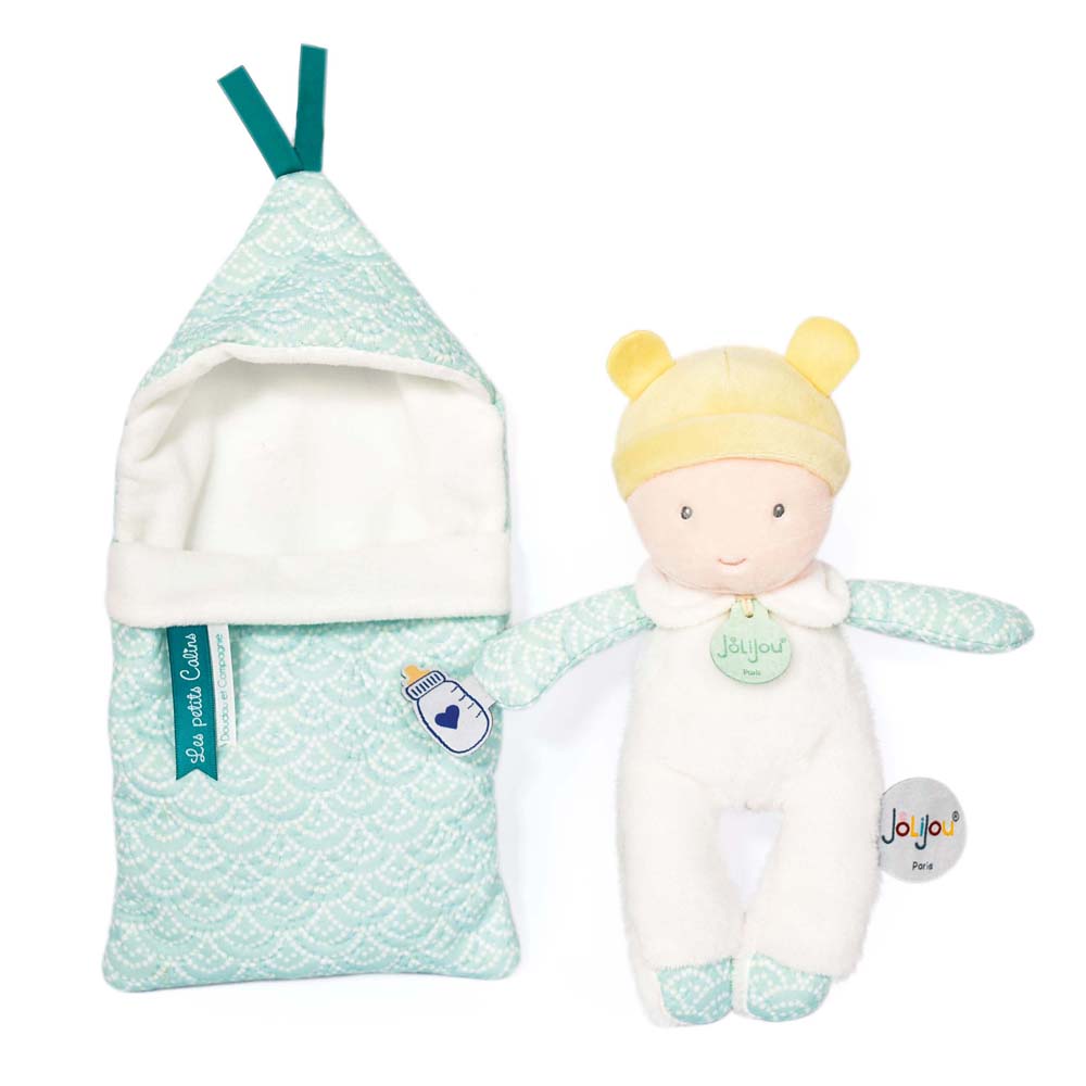 Doudou Jolijou Miminko v navlékací peřince 20 cm (obrázek 6)