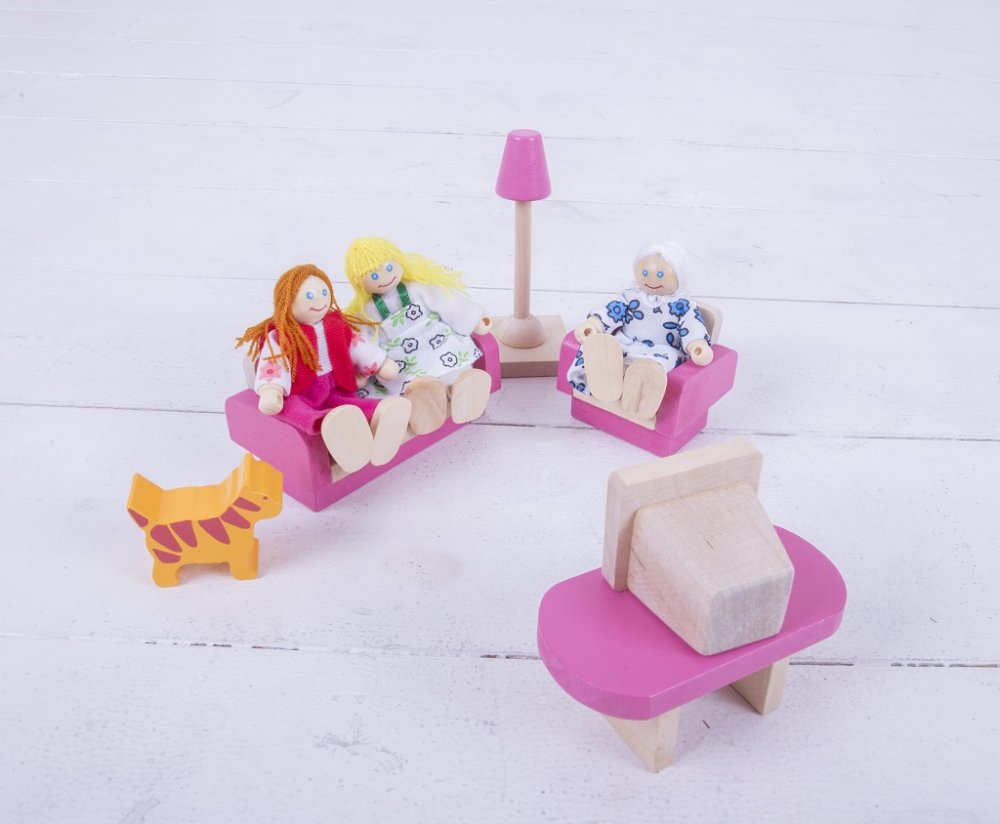 Bigjigs Toys Set rodinky do domečku (obrázek 4)