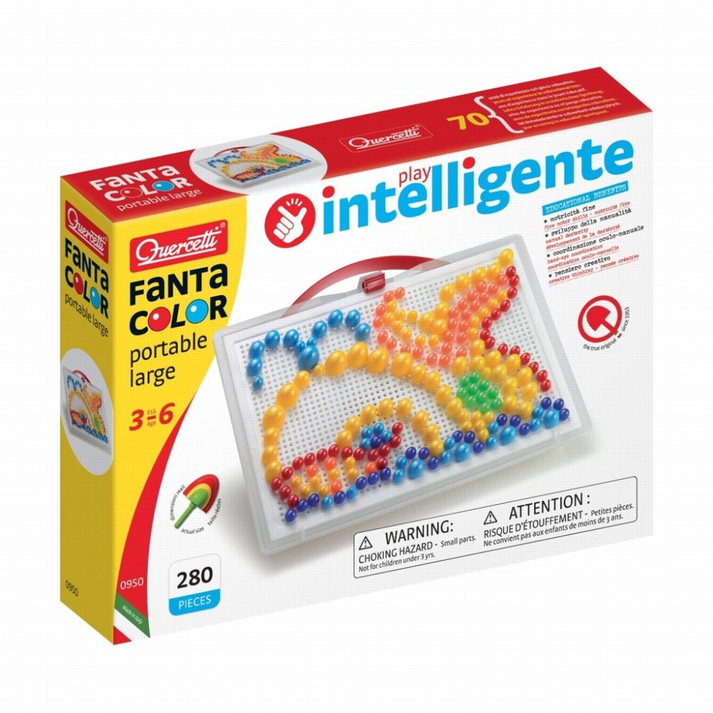 Quercetti Mozaika FantaColor Portable 280 szt. MIX