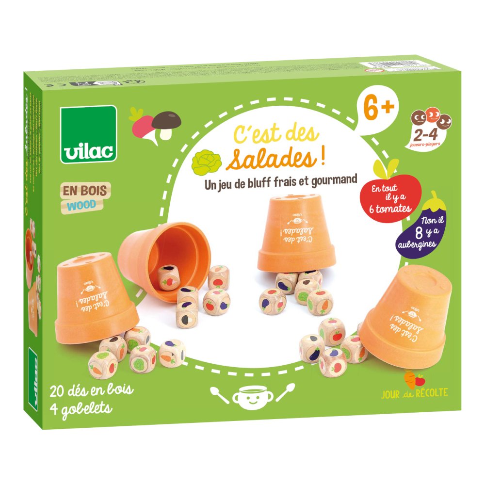 Vilac Hra s kostkami Zeleninová zahrada (obrázek 3)