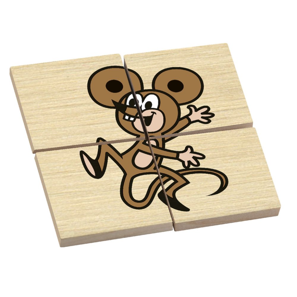 Detoa Dřevěné puzzle Krtek (obrázek 6)