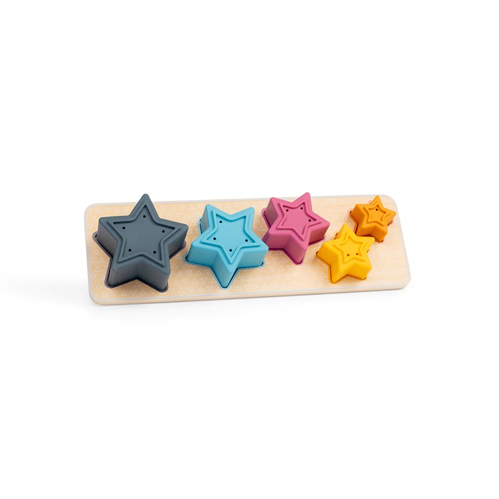 Bigjigs Toys Vkládací puzzle Hvězdy (obrázek 11)