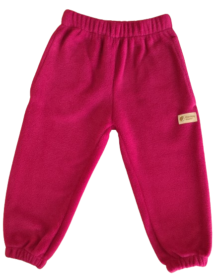 Monkey Mum® Pantaloni In Felpa - Vino 74/80